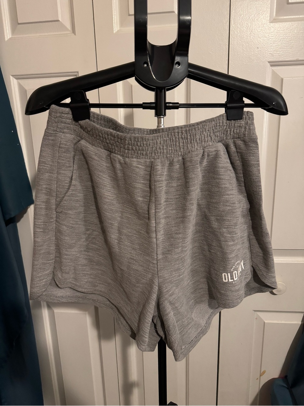 Old Navy Gray Women's Athletic Shorts with Logo